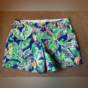 Lilly Pulitzer Jayne Vibrant Tropical Print Shorts